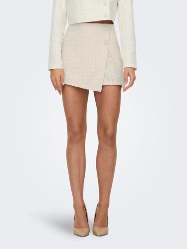 High Waisted Boucle Skort - ONLY - Modalova