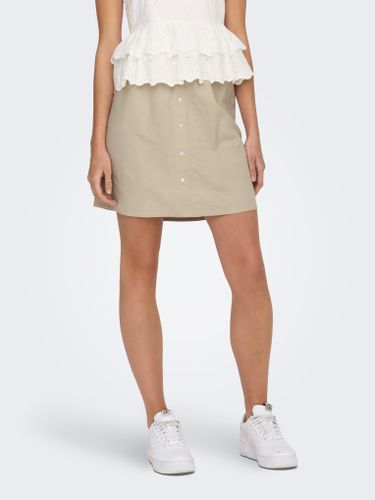 Short Skirt With Button Detail - ONLY - Modalova