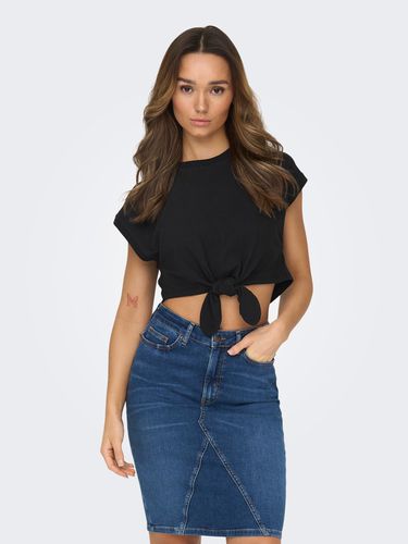 Cropped Top With Knot Detail - ONLY - Modalova