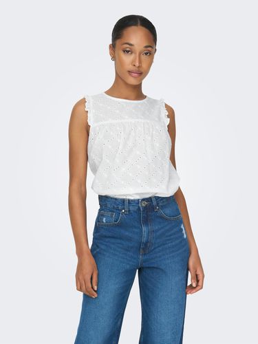 Sleeveless Top With Lace Detail - ONLY - Modalova