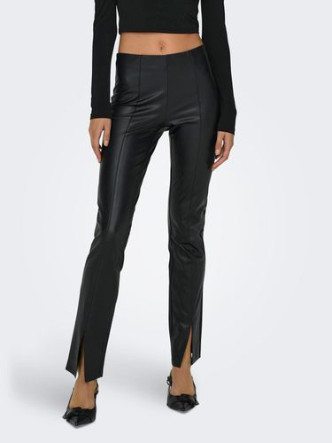 Skinny Fit Coated Trousers - ONLY - Modalova