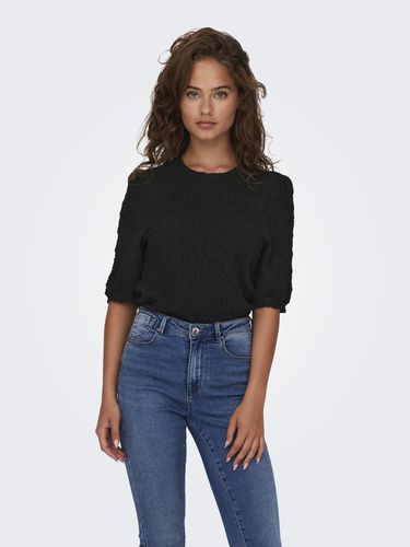 O-neck Top With 2/4 Sleeves - ONLY - Modalova