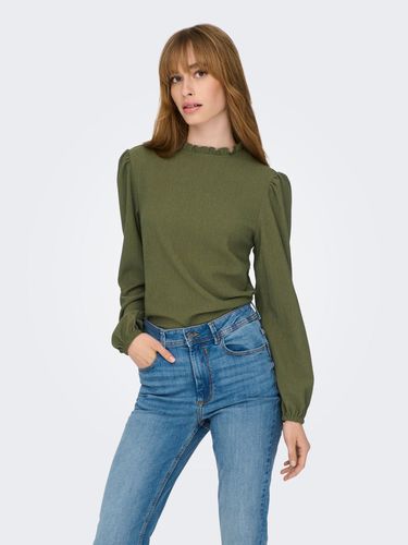 Top With Long Sleeves And High Neck - ONLY - Modalova