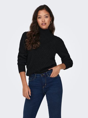 Knit Pullover With High Neck - ONLY - Modalova
