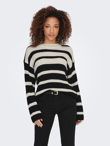 Striped Knit Pullover - ONLY - Modalova