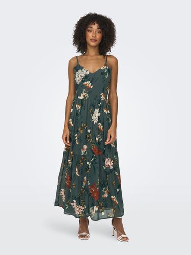 Maxi Dress With V-neck And Straps - ONLY - Modalova