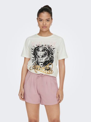 Printed T-shirt - ONLY - Modalova