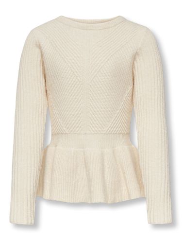 Knitted Pullover With Peplum Detail - ONLY - Modalova