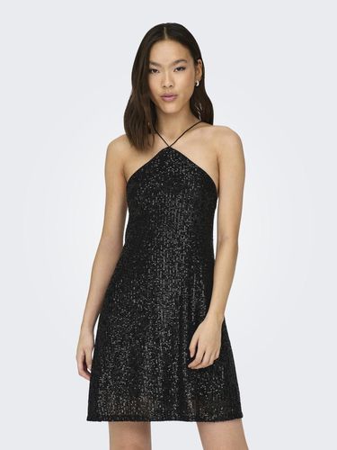Mini Dress With Glitter - ONLY - Modalova