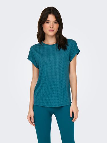 Solid Colored Sports T-shirt - ONLY - Modalova
