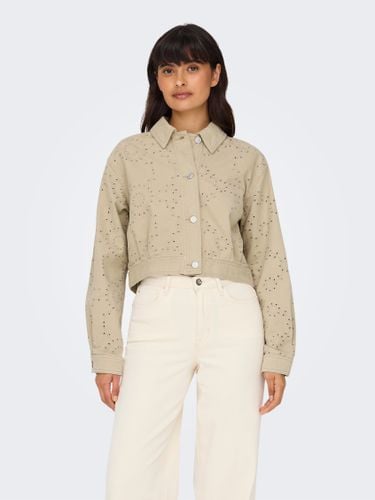 Cropped Embroidered Jacket - ONLY - Modalova