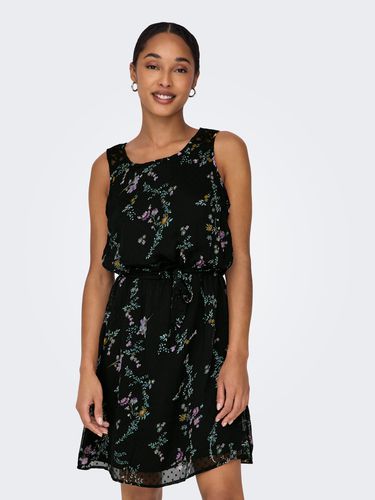 Printed Dress With Lace Detail - ONLY - Modalova