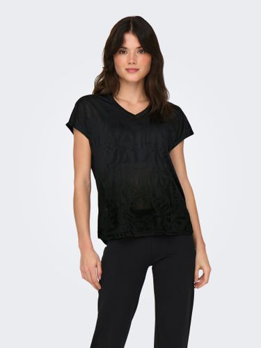 Loose Fit V-neck Batwing Sleeves T-shirt - ONLY - Modalova