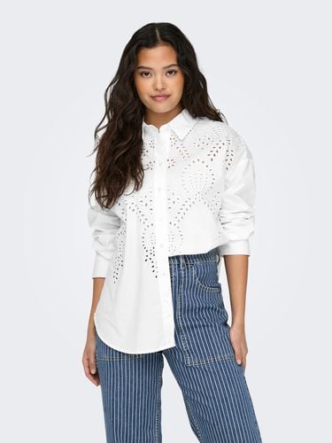 Shirt With Broderie Anglaise - ONLY - Modalova