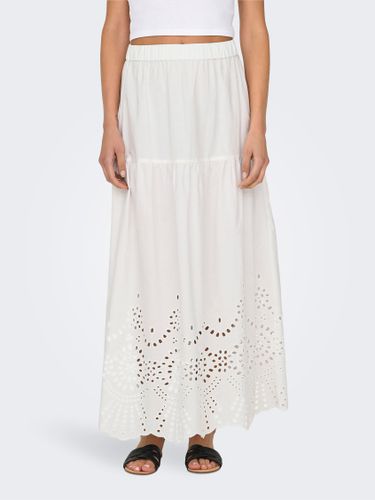 Maxi Skirt With Embrodery Anglaise - ONLY - Modalova