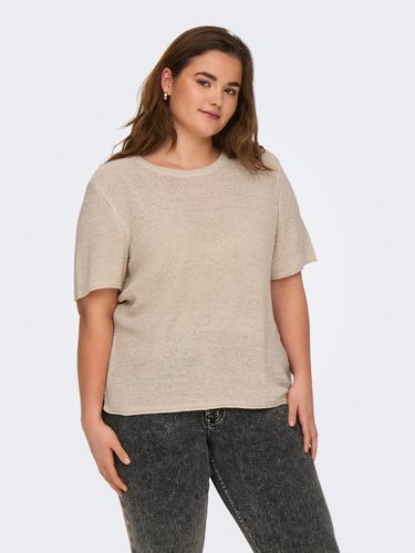 Curvy Knitted T-shirt - ONLY - Modalova
