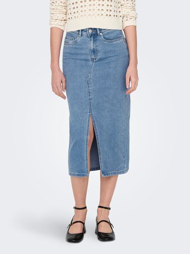 Midi Denim Skirt - ONLY - Modalova