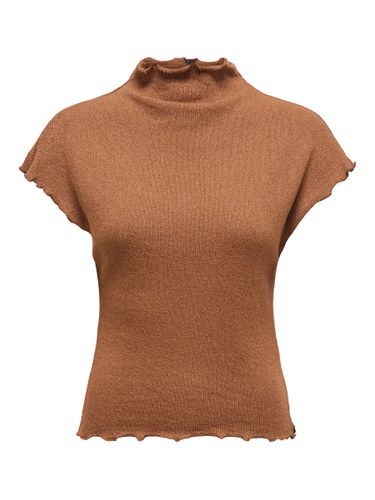 Knitted Top With Wave Edges - ONLY - Modalova