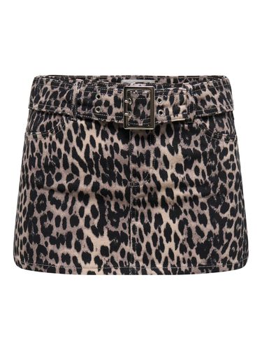 Mini Leopard Skirt - ONLY - Modalova
