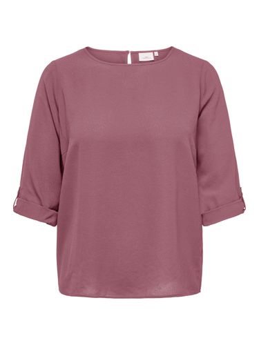 Curvy O-neck Top - ONLY - Modalova