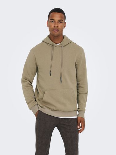 Solid Colored Hoodie - ONLY & SONS - Modalova