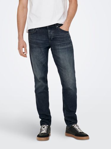 Onsavi Comfort Dark Blue Jeans - ONLY & SONS - Modalova