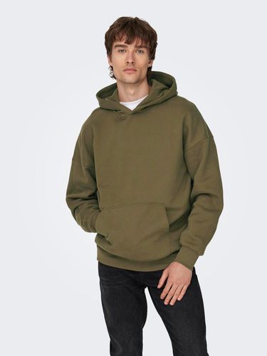 Sudadera Corte Relaxed Capucha - ONLY & SONS - Modalova