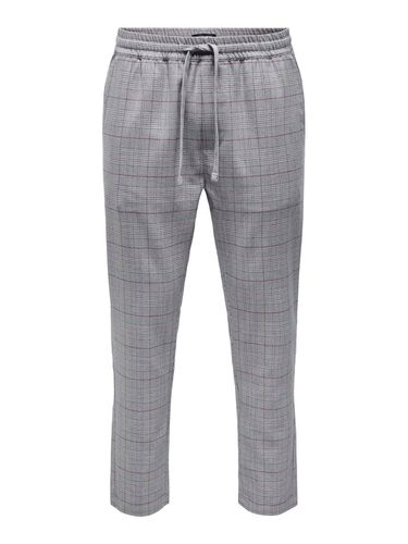 Pantalones Chinos Corte Tapered - Cropped - ONLY & SONS - Modalova