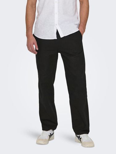 Classic Loose Fit Trousers - ONLY & SONS - Modalova