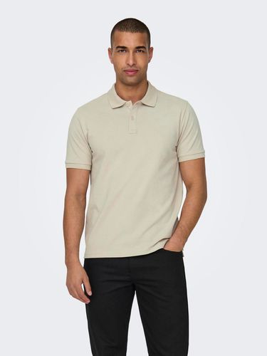 Polos Corte Slim Cuello Redondo - ONLY & SONS - Modalova