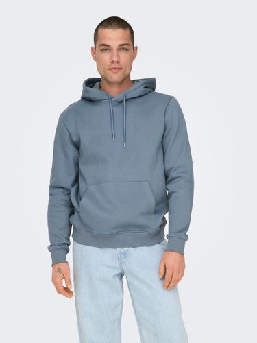 Regular Fit Hoodie Sweatshirt - ONLY & SONS - Modalova