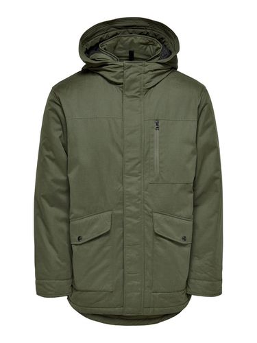 Solid color parka - ONLY & SONS - Modalova