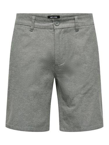 Regular Fit Linen Shorts - ONLY & SONS - Modalova