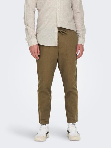 Tapered Fit Trousers - ONLY & SONS - Modalova