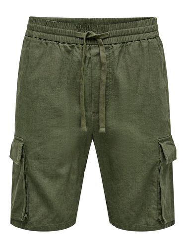 Loose Fit Cargo Shorts - ONLY & SONS - Modalova