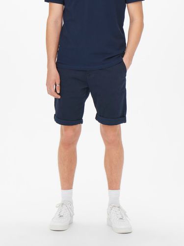 Solid color chino shorts - ONLY & SONS - Modalova