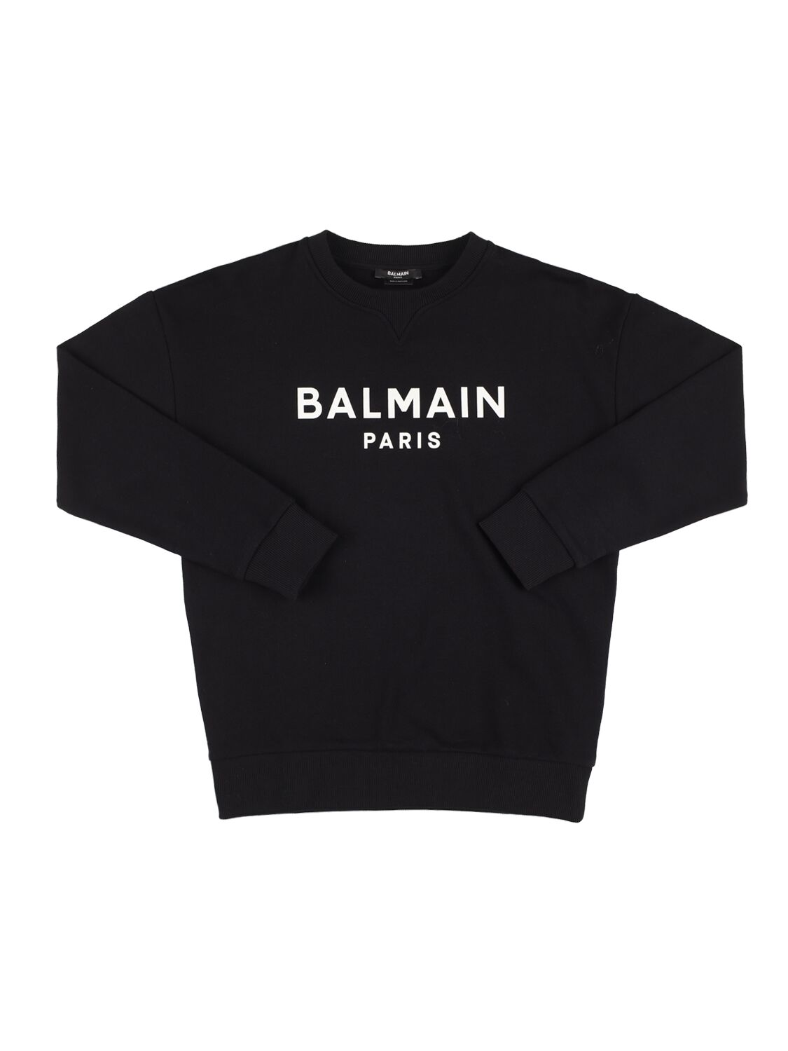 Sweatshirt Aus Bio-baumwolle Mit Logodruck - BALMAIN - Modalova