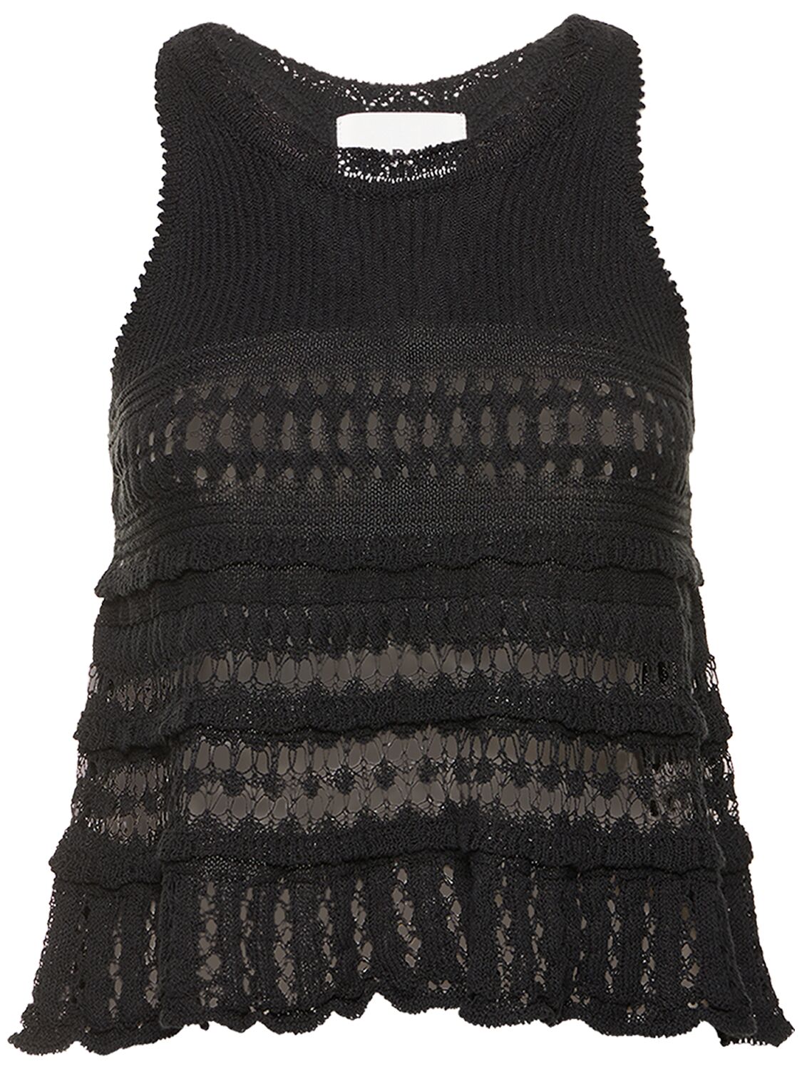 Fico Crochet Cotton Top - MARANT ETOILE - Modalova