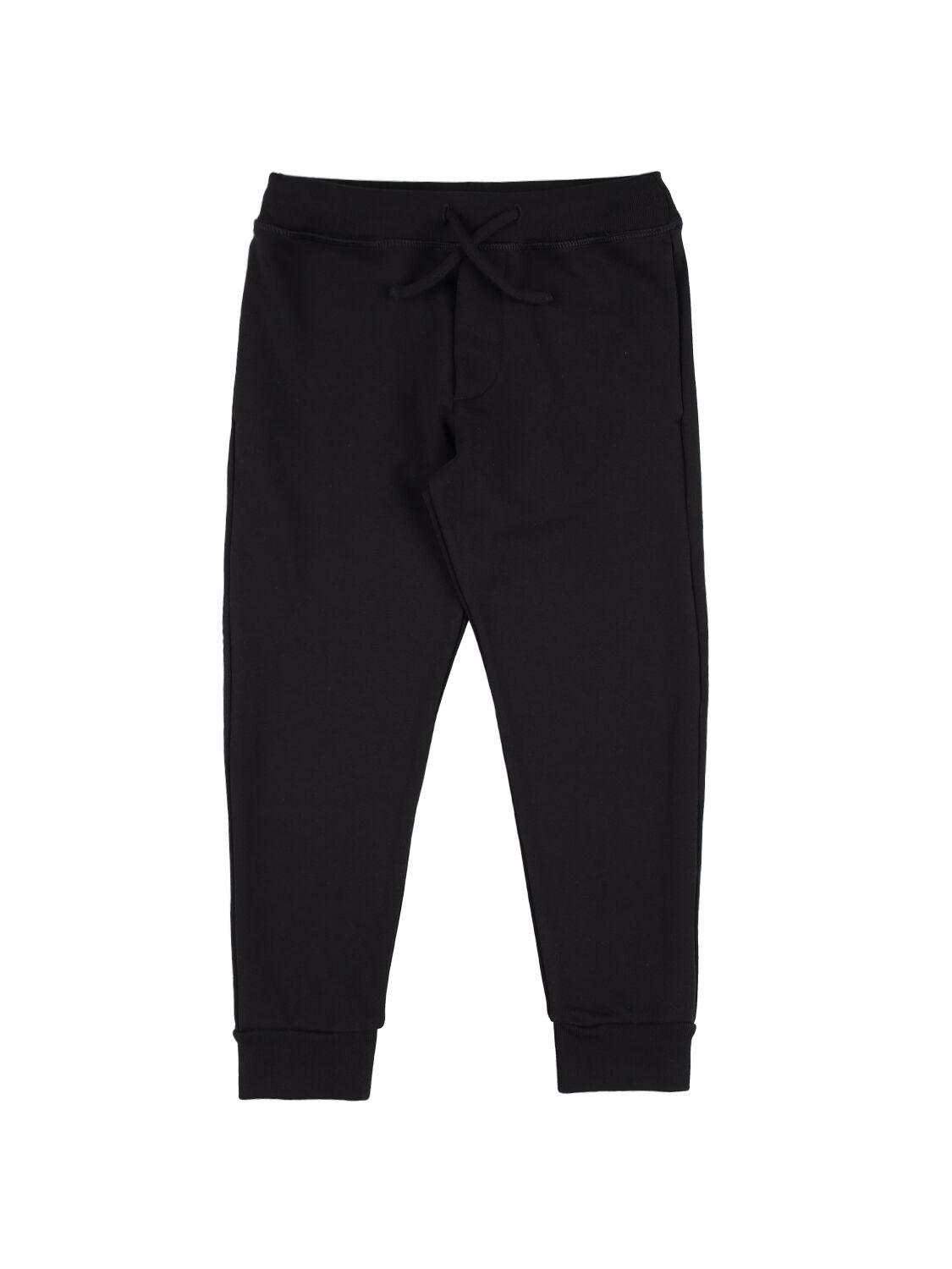 Pantaloni In Jersey Di Cotone / Logo Gommato - DSQUARED2 - Modalova