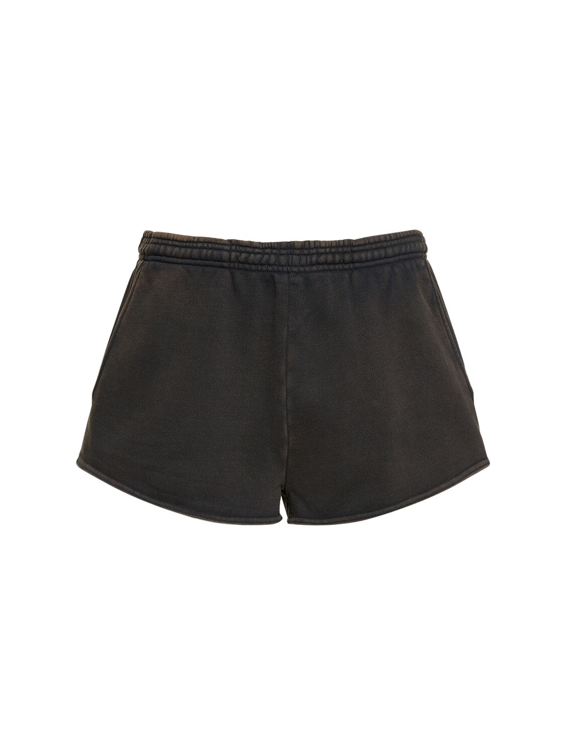 Washed Black Micro Shorts - ENTIRE STUDIOS - Modalova