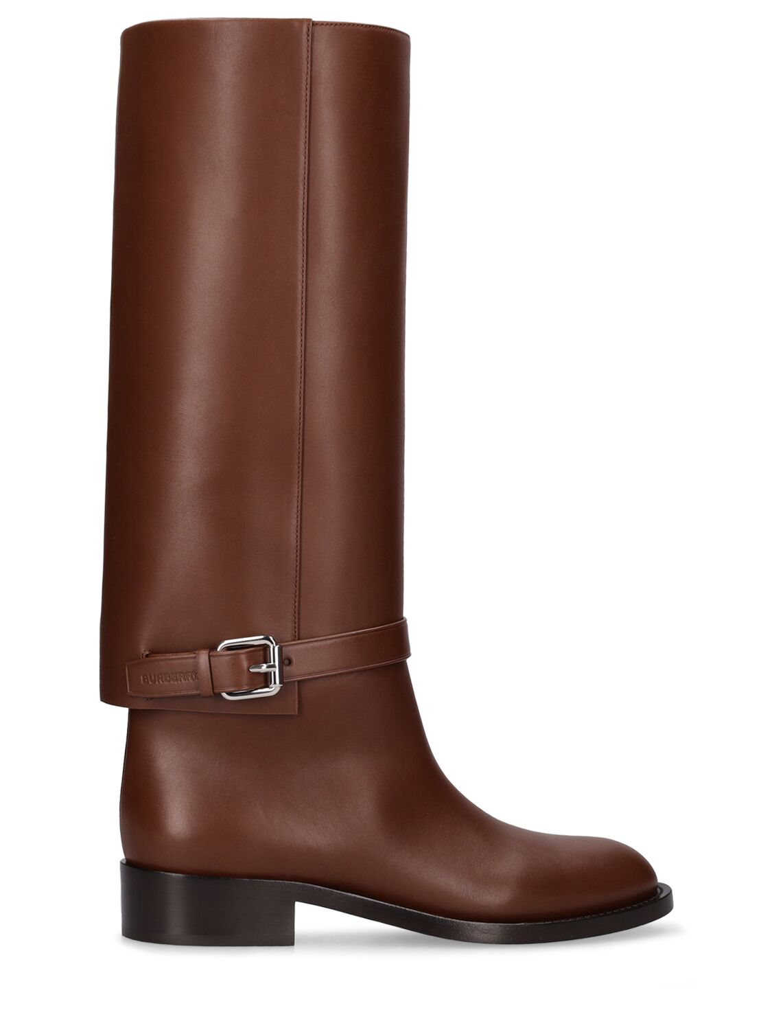 Mm Emmett Leather Tall Boots - BURBERRY - Modalova