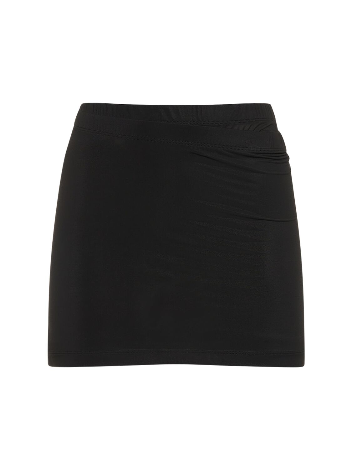 Layered Tube Stretch Viscose Mini Skirt - WARDROBE.NYC - Modalova