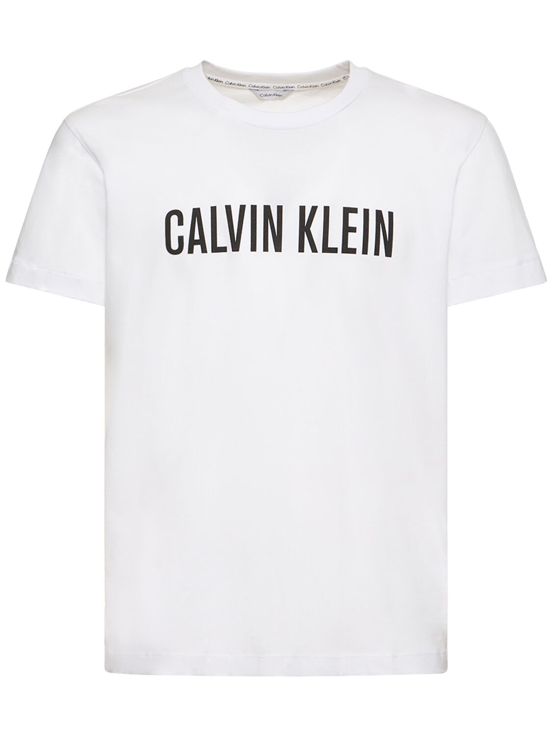 T-shirt Aus Baumwolle Mit Logodruck - CALVIN KLEIN UNDERWEAR - Modalova