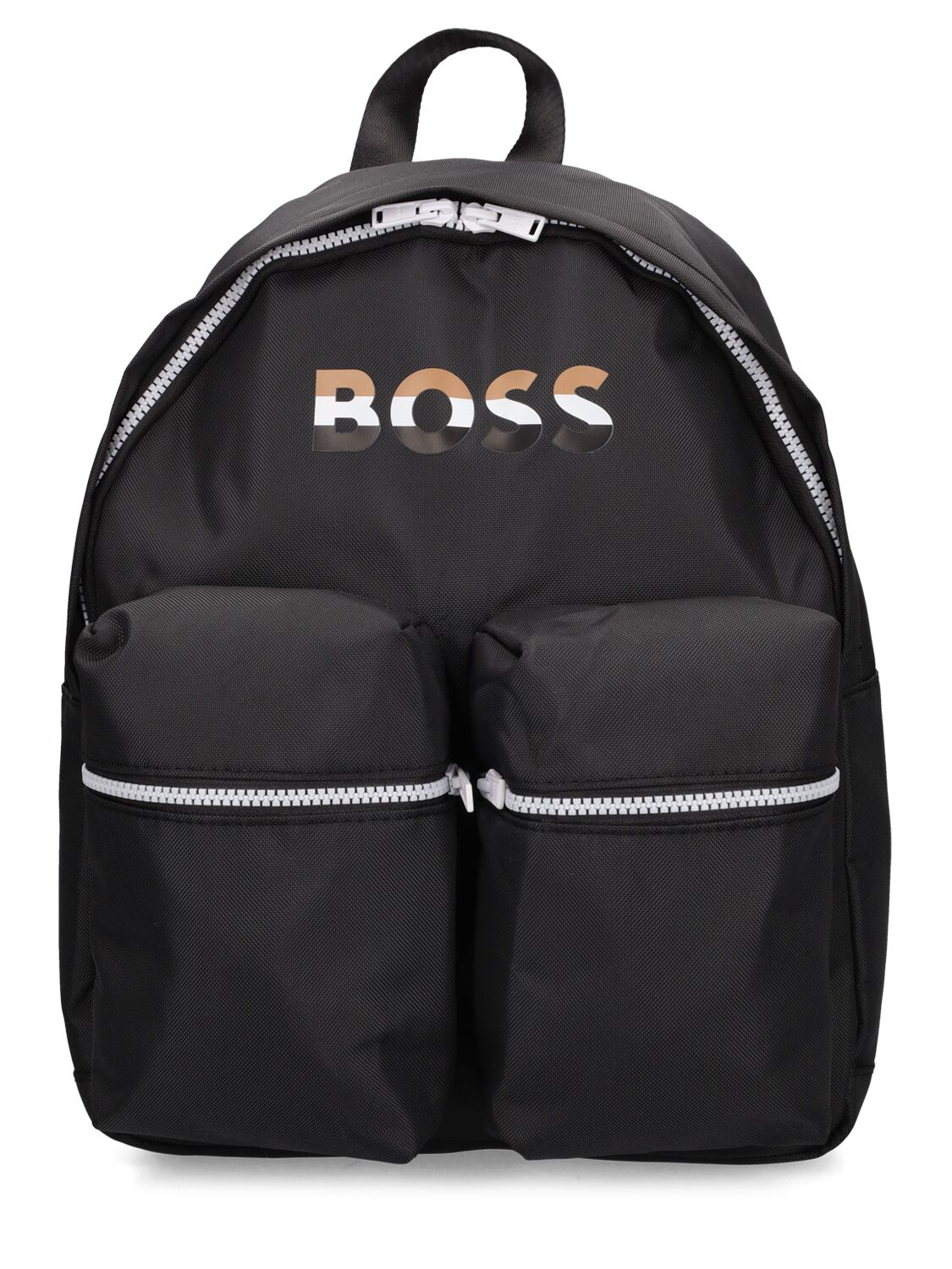 Nylon Backpack W/ Logo - BOSS - Modalova