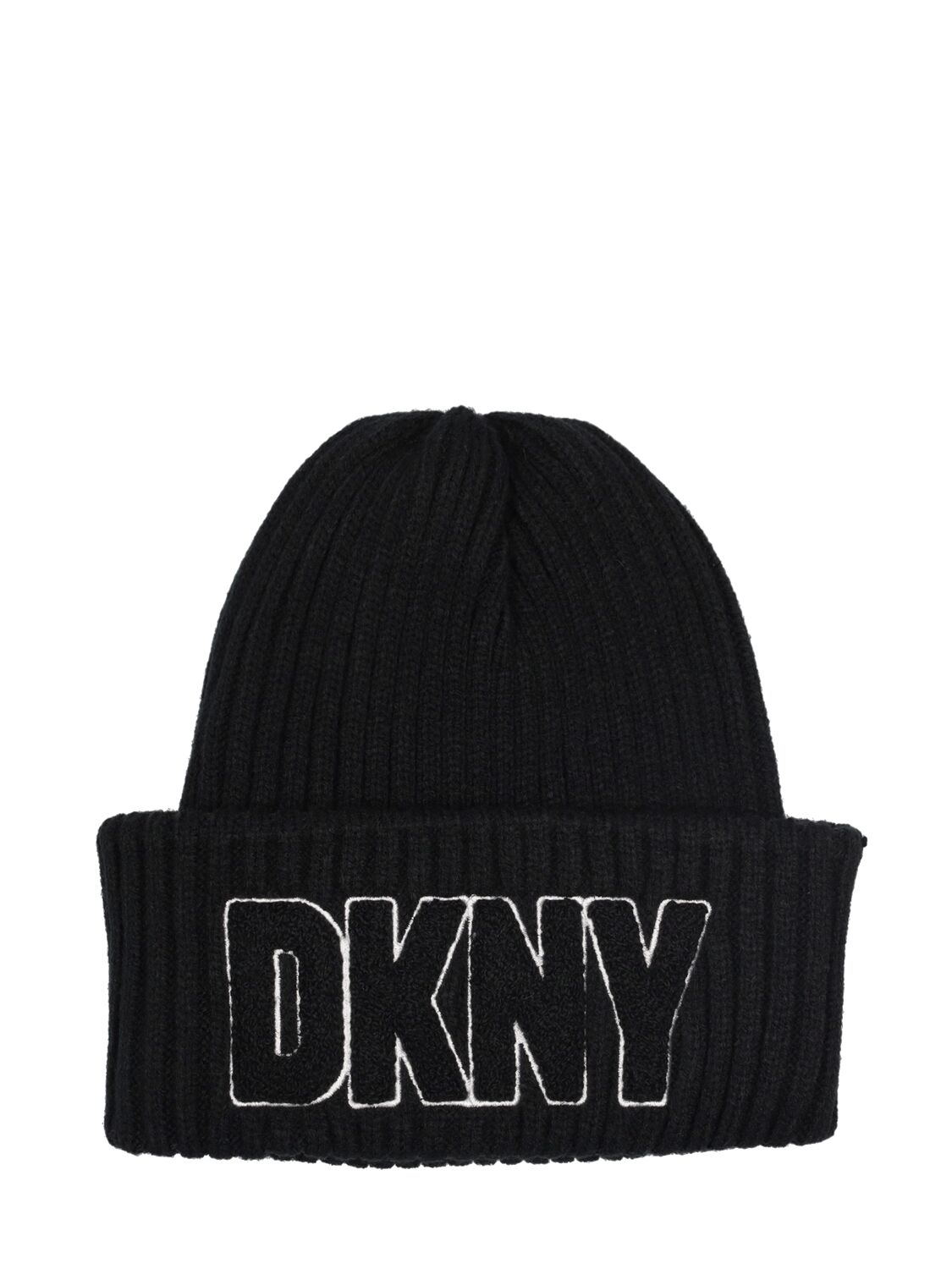 Cappello Beanie In Maglia Con Logo - DKNY - Modalova