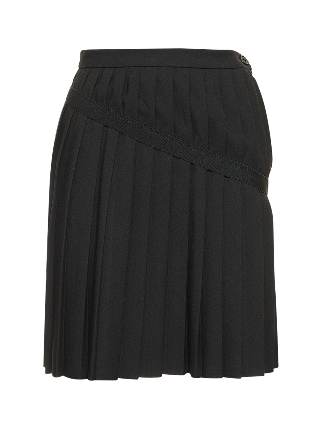 Pleated Viscose Blend Mini Skirt - MM6 MAISON MARGIELA - Modalova
