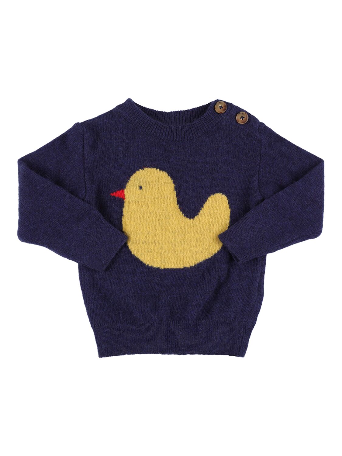 Intarsia Wool Blend Sweater - BOBO CHOSES - Modalova