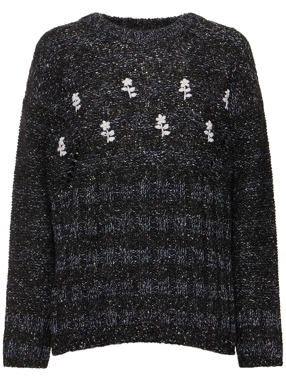 Antonio Embroidered Wool Blend Sweater - CORMIO - Modalova