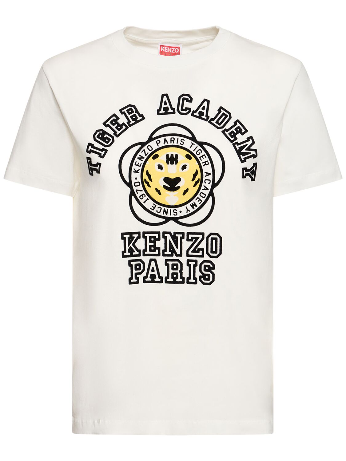 T-shirt Aus Baumwolle „graphic“ - KENZO PARIS - Modalova