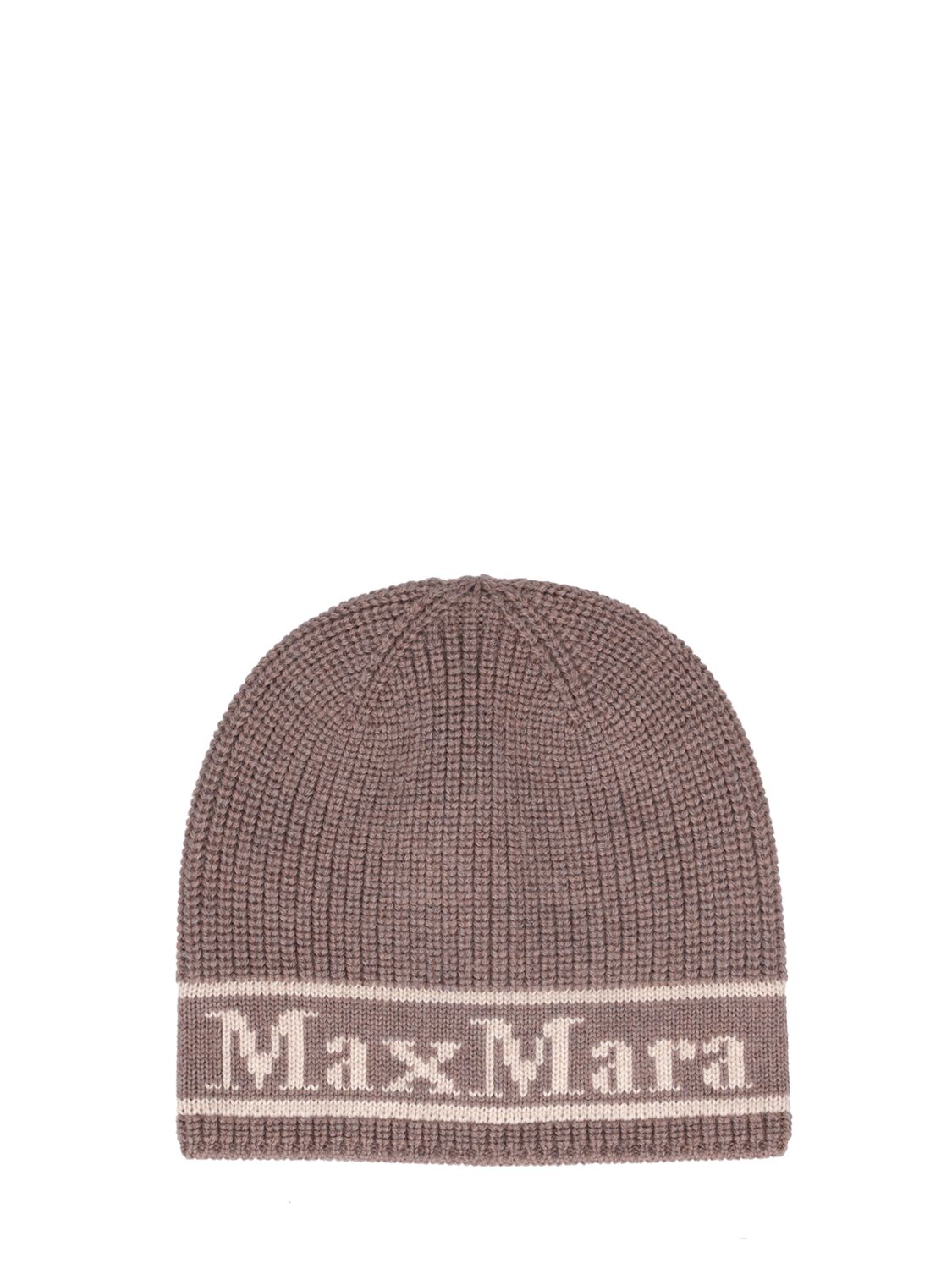 Cappello Beanie Educata In Lana - MAX MARA - Modalova